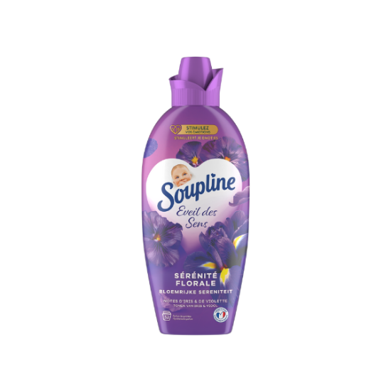 Assouplissant SOUPLINE ULTRA EVEIL DES SENS - SÉRÉNITÉ FLORALE 1,2L