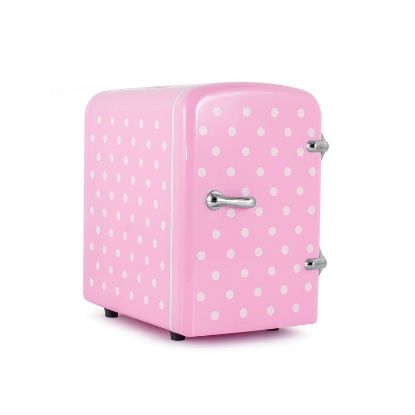 Mini refrigerateur cosmetique 4L COLD BEAUTY Rose a Pois