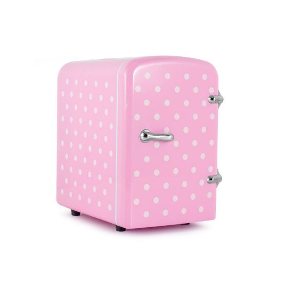 Mini refrigerateur cosmetique 4L COLD BEAUTY Rose a Pois