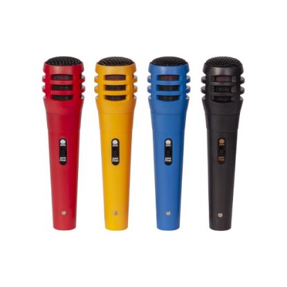 Image de DM500 Lot de 4 Microphones filaires dynamiques - Lotronic