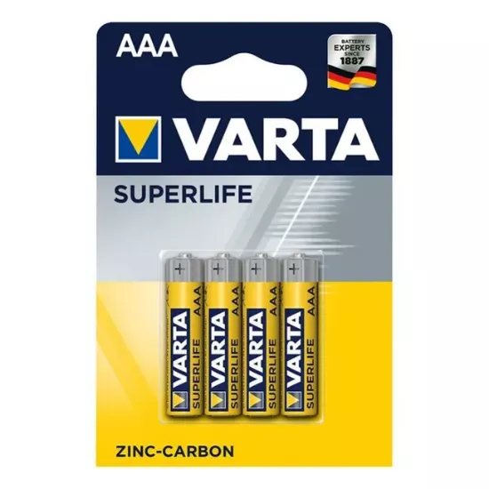 Image de 4 Piles Varta Super Life AAA