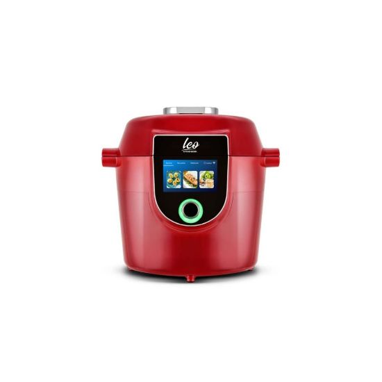 Image de Autocuiseur intelligent 5,5 L 12 fonctions avec connexion wifi LEO rouge - KITCHENCOOK