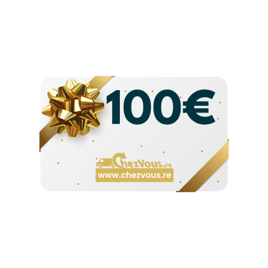 E-carte cadeau ChezVous.re 100 Euros