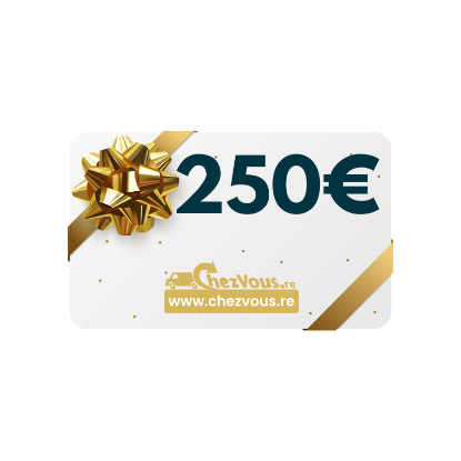 E-carte cadeau ChezVous.re 250 Euros