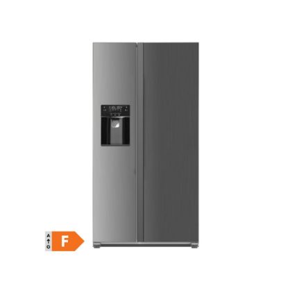 Réfrigérateur américain 513L No Frost avec distributeur eau et glaçons - DeRosso - noir