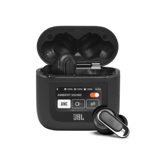 Ecouteurs sans fil avec réduction de bruit et étui inteligent - JBL Tour  Pro 2 - noir   - Shopping et Courses en ligne, livrés à  domicile ou au bureau, 7j/7 à la Réunion