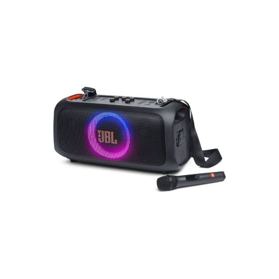 Image de Enceinte portable sans fil 100W avec effets lumineux et micro sans fil inclus - JBL Partybox On-The-Go Essential