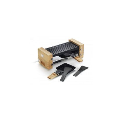 Image de Appareil à raclette 2 personnes + grill - KitchenChef WoodDuo