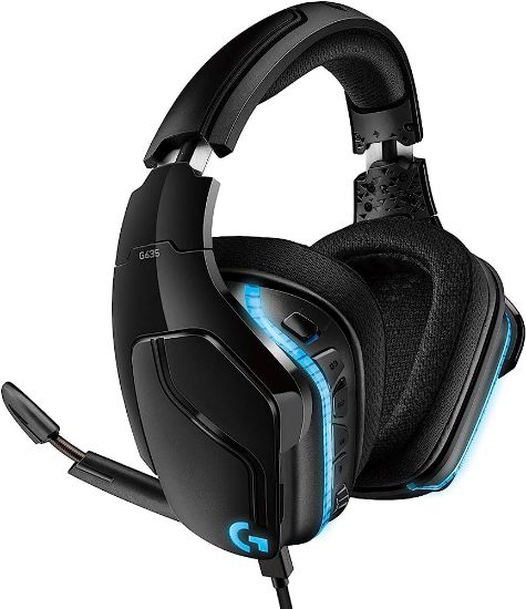 Casque de Jeu Logitech G635 7.1 Surround Sound Lightsync