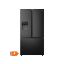 Image de Réfrigérateur Multiportes Hisense RF793N4SAFE – 612L NoFrost – Distributeur Eau & Glaçons – Black Inox