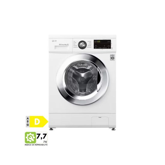 Picture of Lave-linge 8kg - 58L I Moteur Direct Drive™ garanti 10 ans | Smart Diagnosis - LG F84M22WH