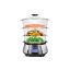 Image de Cuiseur Vapeur Inox 3 panier 11,5L - Techwood TCV-1150