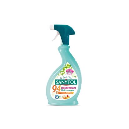 Picture of Pistolet désinfectant nettoyant multi-usages 94% Végétal Agrumes - Sanytol - 500ml