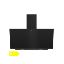 Image de Hotte inclinée 90cm 712m3/h - Beko b300 BHCA96641BFBHS - noir