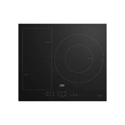 Image de Plaque de cuisson encastrable induction 3 foyers avec 1 zone flex 7200W - Beko b300 HII63201FMT