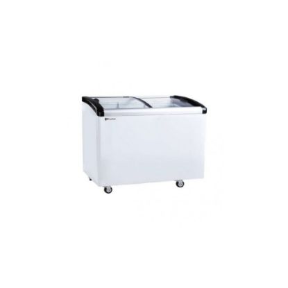 Picture of Congélateur coffre pro 356L portes vitrées coulissantes - Berklays BCPRO522XW