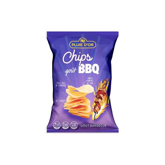Picture of Chips goût Barbecue BBQ - Pluie D'Or - 120g