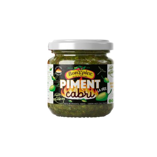 Image de Piment la pâte cabri - pâte de piment vert - Bon'Epice - 180g