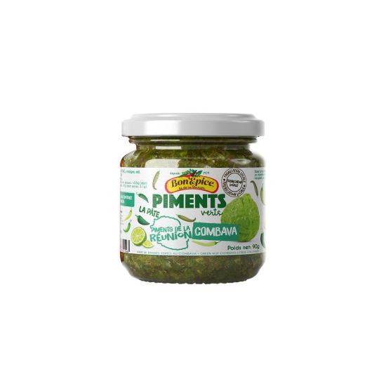 Image de Piment la pâte vert au combava - Bon'Epice - 180g