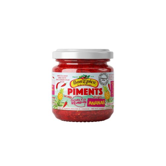 Picture of Piment la pâte rouge à l'ananas - Bon'Epice - 180g