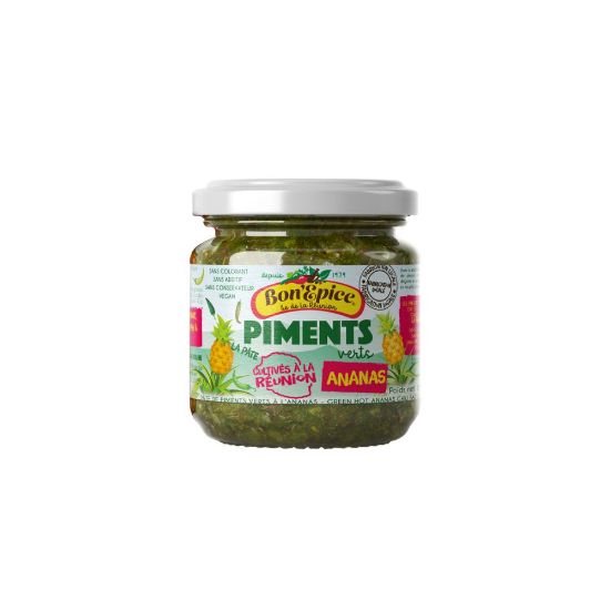 Picture of Piment la pâte vert à l'ananas - Bon'Epice - 180g