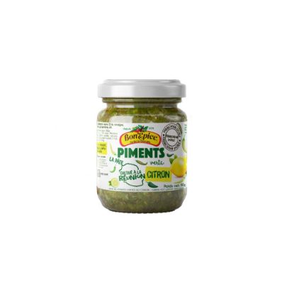 Picture of Piment la pâte vert au citron - Bon'Epice - 90g