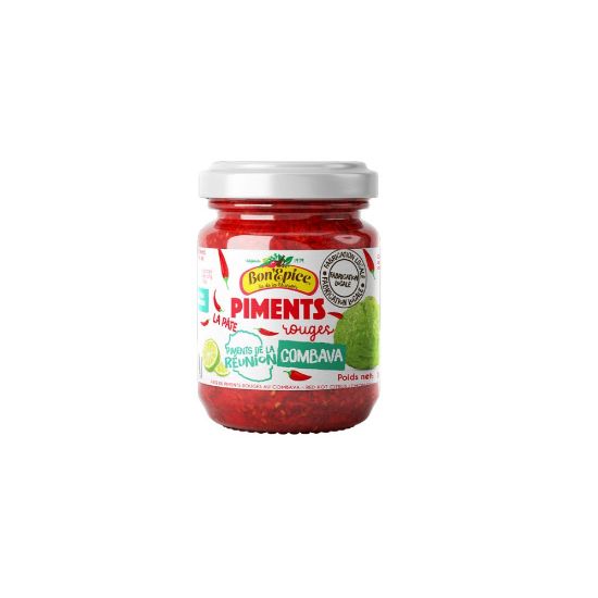 Image de Piment la pâte rouge au combava - Bon'Epice - 90g