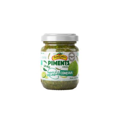 Image de Piment la pâte vert au combava - Bon'Epice - 90g