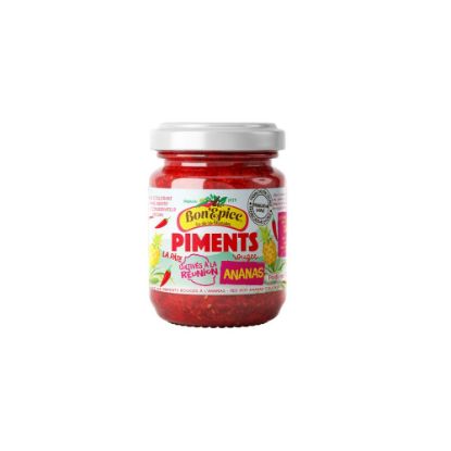 Picture of Piment la pâte rouge à l'ananas - Bon'Epice - 90g