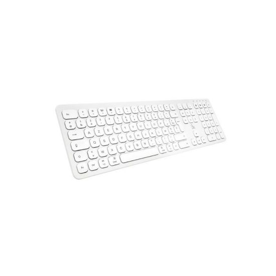 Clavier Bluetooth rechargeable pour Mac - Bluestork - blanc   -  Shopping et Courses en ligne, livrés à domicile ou au bureau, 7j/7 à la  Réunion