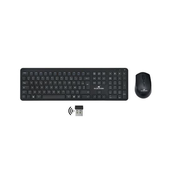 Picture of Pack clavier + souris sans fil - Bluestork Easy Slim - noir