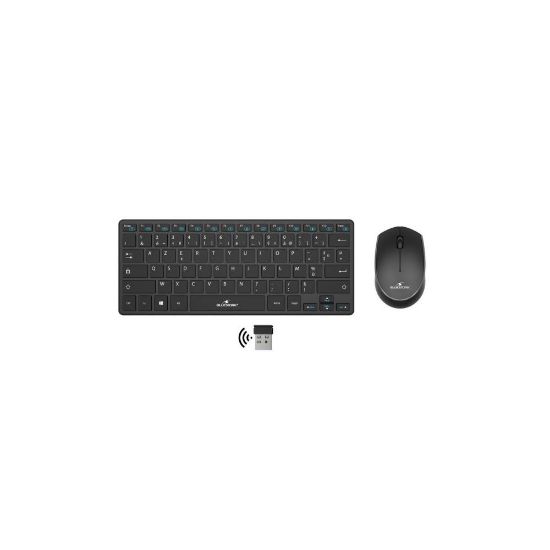 Picture of Pack clavier + souris sans fil mini - Bluestork Mini - noir