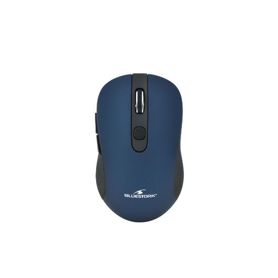 Image de Souris optique sans fil - Bluestork Office 60 WL - bleue