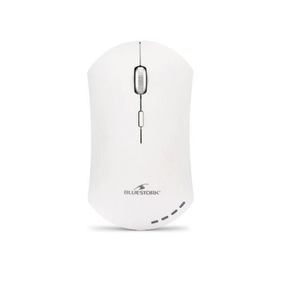 Image de Souris sans fil rechargeable - Bluestork Office 80 WL - blanc