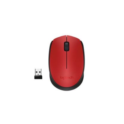 Image de Souris sans fil compacte - Logitech M171 - rouge