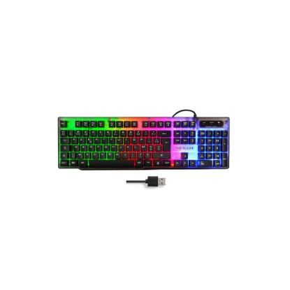 Image de Clavier gaming filaire lumineux RGB USB - The G-Lab Keyz Neon
