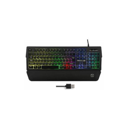 Picture of Clavier gaming lumineux RGB USB avec repose poignets - The G-Lab Keyz Palladium