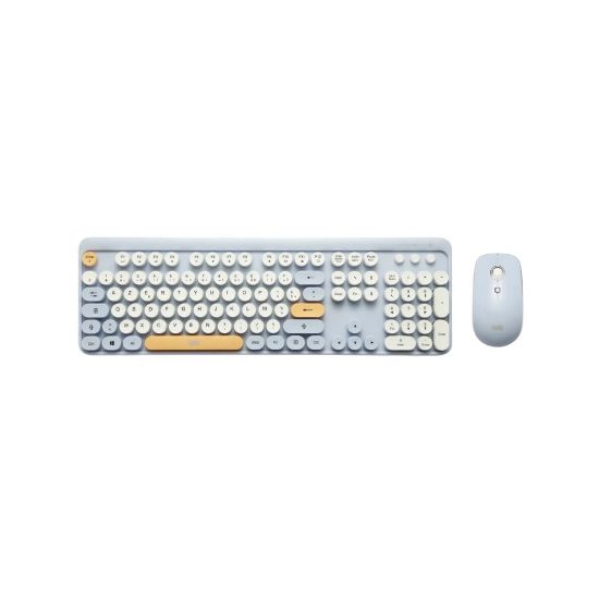 Image de Pack clavier et souris sans fil We Pop - We Connect - bleu