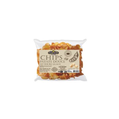 Image de Chips de Patate Douce au Sucre Glace - Pluie d'Or - 90g