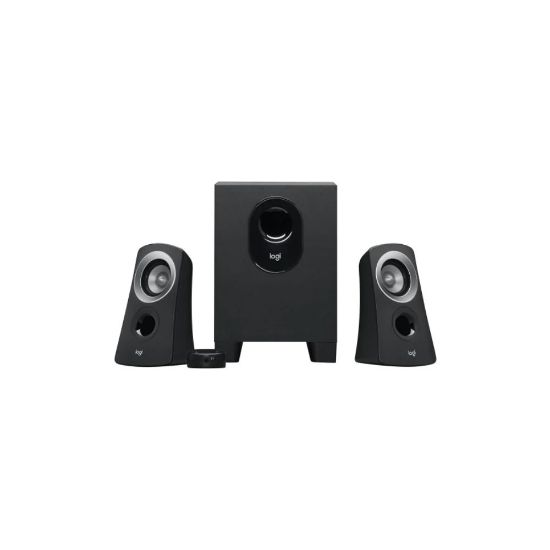 Système de haut-parleurs 2.1 25W avec caisson de basse - Logitech Z313    - Shopping et Courses en ligne, livrés à domicile ou au bureau,  7j/7 à la Réunion