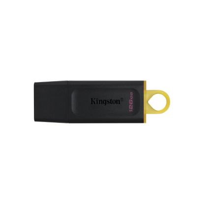 Image de Clé USB 128Go avec capuchon de protection et anneaux pour porte-clés de couleur Kingston DataTraveler Exodia