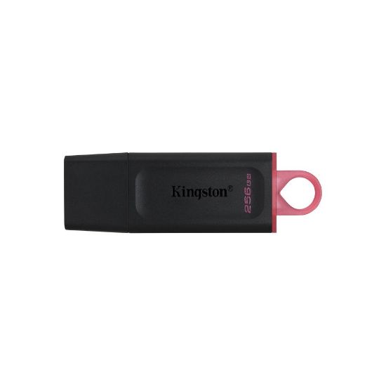 Image de Clé USB 256Go avec capuchon de protection et anneaux pour porte-clés de couleur Kingston DataTraveler Exodia