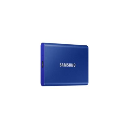 Image de Disque dur externe portable SSD 2To USB 3.2 - Samsung T7 (Bleu)