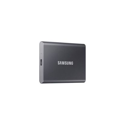 Image de Disque dur externe portable SSD 500Go USB 3.2 - Samsung T7 (Gris)