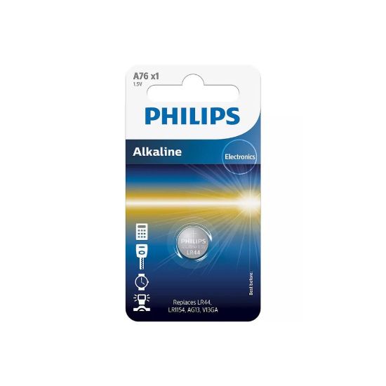 Picture of Pile Alkaline A76 1.5V - Philips A76/01B