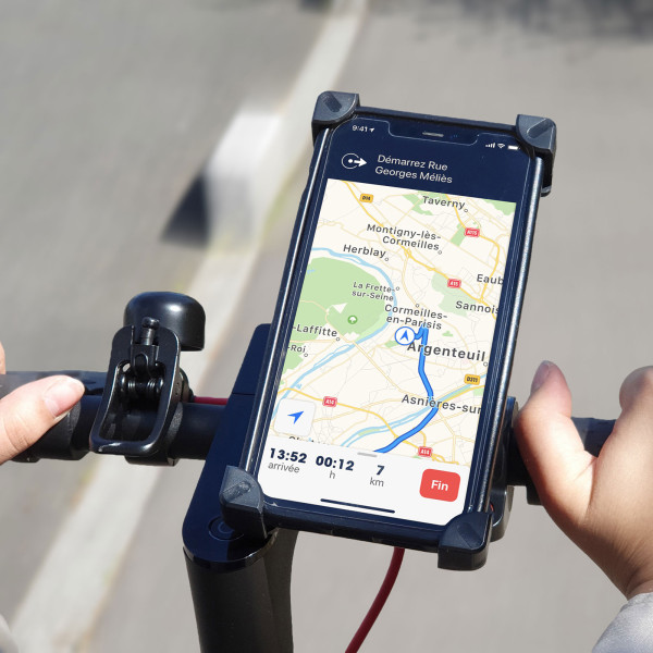 Support smartphone ajustable vélo, moto, trottinette - Location de