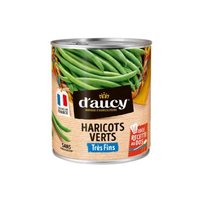 Image de Haricots verts Très fins - D'Aucy - 800g