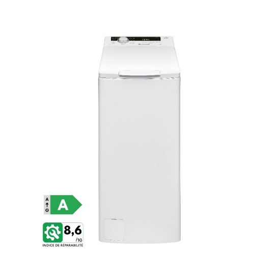 Picture of Lave-linge Top 7kg 1200tr/min | 15 programmes | Vapeur - Brandt BT37028Q