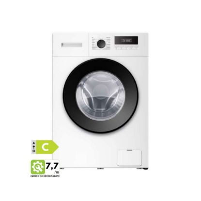 Image de Lave-linge hublot 7kg 1200tr/min | 16 programmes | Vapeur - Kryster KLL0712TW3