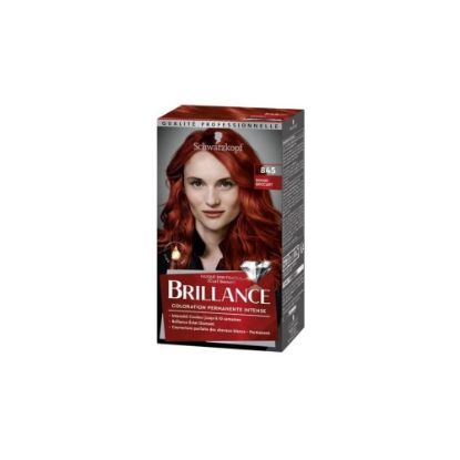 Picture of Schwarzkopf Brillance coloration permanate intense, Rouge Brocart 845